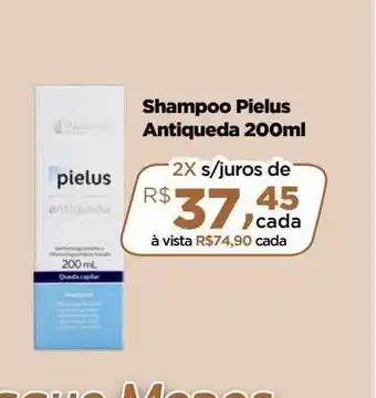 Farmácias Nissei Shampoo pielus antiqueda 200ml oferta
