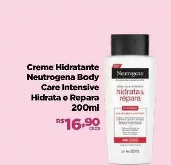 Farmácias Nissei Creme hidrante neutrogena body care intensive hidrata e repara oferta
