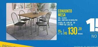 Zema Conjunto mesa oferta