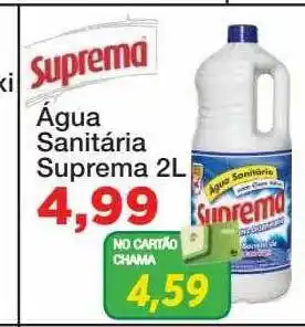 Chama Supermercados Suprema água sanitária suprema oferta
