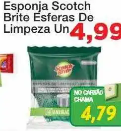 Esponja scotch brite esferas de limpeza
