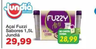 Chama Supermercados Açaí fuzzi sabores jundiá oferta