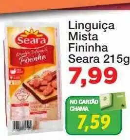 Chama Supermercados Linguiça mista fininha seara oferta