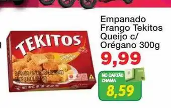 Chama Supermercados Empanado frango tekitos queijo c orégano oferta