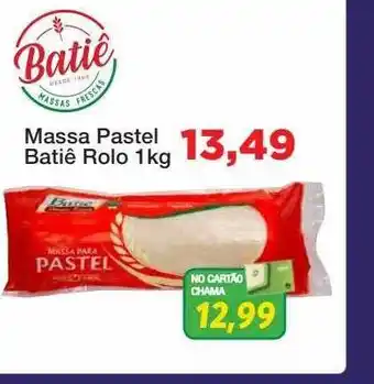 Chama Supermercados Massa pastel batiê rolo oferta