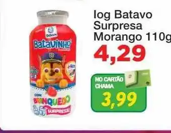 Chama Supermercados Iog batavo surpresa morango oferta