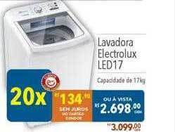 Supermercados Condor Lavadora electrolux led17 oferta
