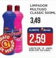 Apoio Mineiro Limpador multiuso classic oferta