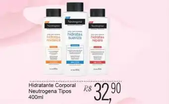 Hidratante corporal neutrogena tipos