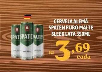 Bahamas Supermercados Cerveja alemã spaten puro malte sleek oferta