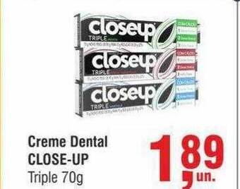 Higa Atacado Creme dental close-up triple oferta