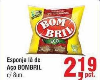 Esponja lã de aço bombril