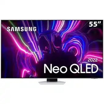 Carrefour Smart tv 55 polegadas neo qled 4k 55qn85ba mini led painel 120hz processador ia som em movimento alexa built in samsung oferta