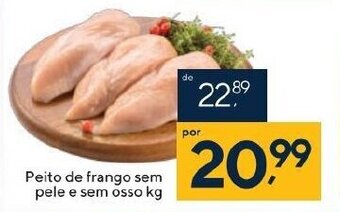 Coop Peito de Frango sem pele e sem osso 1kg oferta
