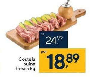 Coop Costela Suina Fresca 1kg oferta