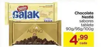 Chocolate Nestlé Sabores Tablete 90g/95g/100g