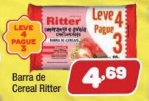 Costazul Supermercados Barra de Cereal Ritter oferta