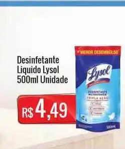 Mart Minas Desinfetante Liquido Lysol 500ml oferta