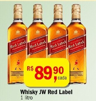 Whisky JW Red Label 1L