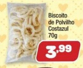 Costazul Supermercados Biscoito de Polvilho Costazul 70g oferta