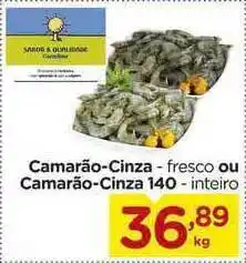 Carrefour Camarão Cinza Fresco Ou Camarão Cinza 140 Inteiro 1kg oferta
