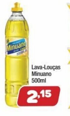 Costazul Supermercados Lava Loucas Minuano 500ml oferta