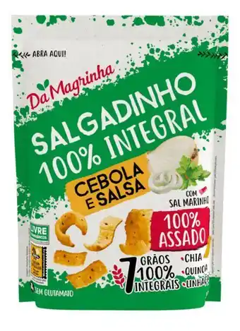 Salgadinho integral cebola e salsa da magrinha 7 grãos pouch 30g