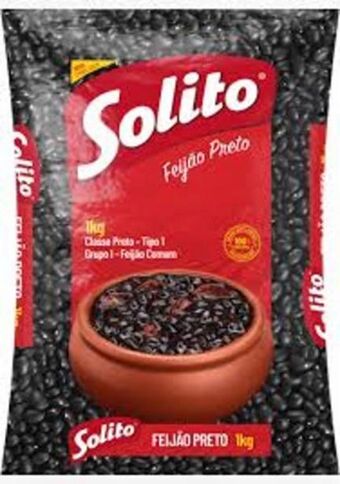Feijao preto solito 1kg