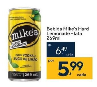 Bebida Mike's hard lemonade lata 269ml