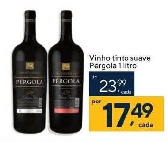 Coop Vinho Tinto Suave Pergola 1L oferta