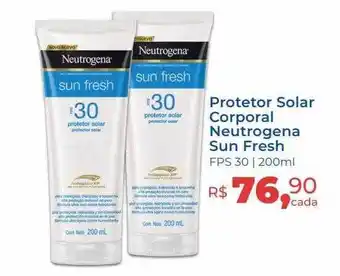 Hiper Farma Protetor solar corporal neutrogena sun fresh oferta