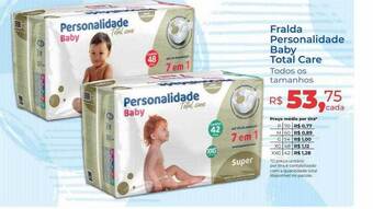 Hiper Farma Fralda personalidade baby total care oferta