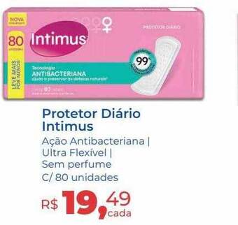 Hiper Farma Protetor diário intimus oferta