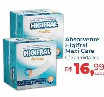 Hiper Farma Absorvente higifral maxi care oferta