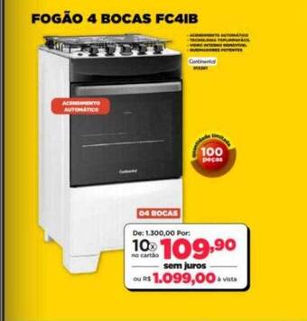 Móveis Simonetti Fogão 4 bocas fc4ib oferta