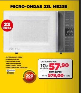 Micro-ondas 23l me23b