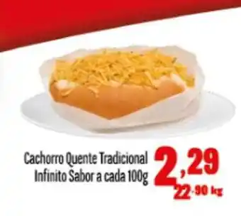 Rede Top Cachorro quente tradicional infinito sabor oferta