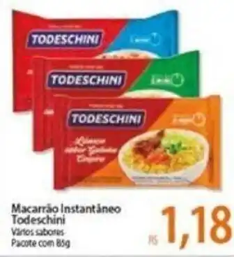 Atacadão Macarrao Instantaneo Todeschini 85g oferta