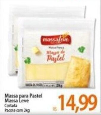Atacadão Massa Para Pastel Massa Leve 2kg oferta
