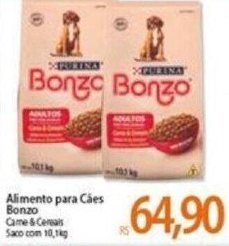 Atacadão Alimento para Caes Bonzo 10.1kg oferta