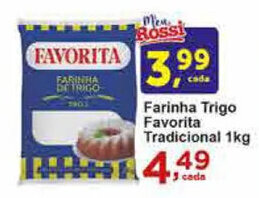 Rossi Supermercado Farinha Trigo Favorita 1kg Tradicional oferta
