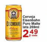 Cerveja Eisenbahn Puro Malte lata 269ml
