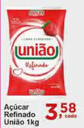 Rossi Supermercado Acucar refinado Uniao 1kg oferta