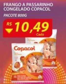 Assaí Atacadista Frango a passarinho congelado Copacol 800g oferta