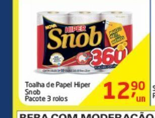Tenda Atacado Toalha de papel hiper snob oferta