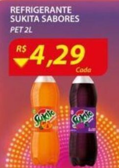 Assaí Atacadista Refrigerante Sukita sabores 2L oferta