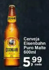 Cerveja Eisenbahn Puro Malte 600ml
