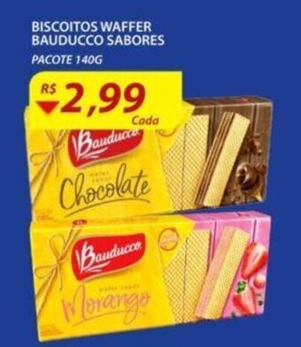 Assaí Atacadista Biscoitos Wafer Bauducco sabores 140g oferta