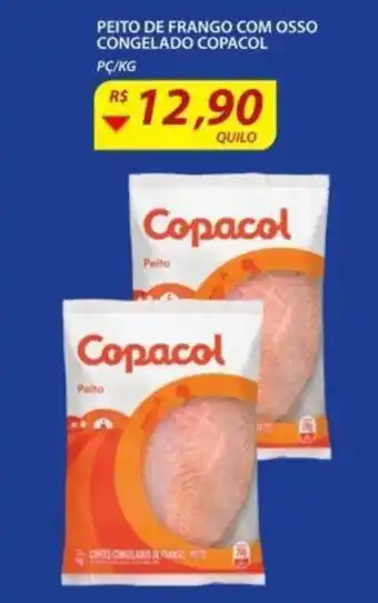 Assaí Atacadista Peito de Frango Com Osso Congelado Copacol oferta