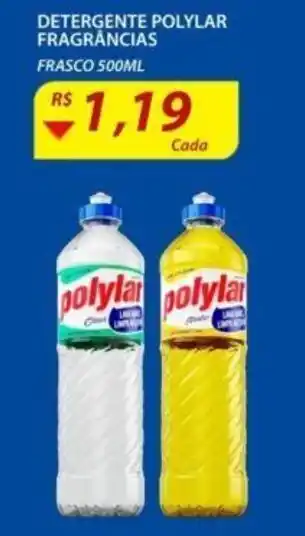 Assaí Atacadista Detergente Polylar 500ml Fragrancias oferta
